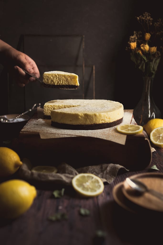 citronfromage med chokolade