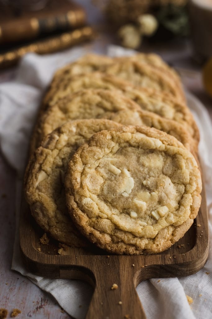 Citron cookies med hvid chokolade